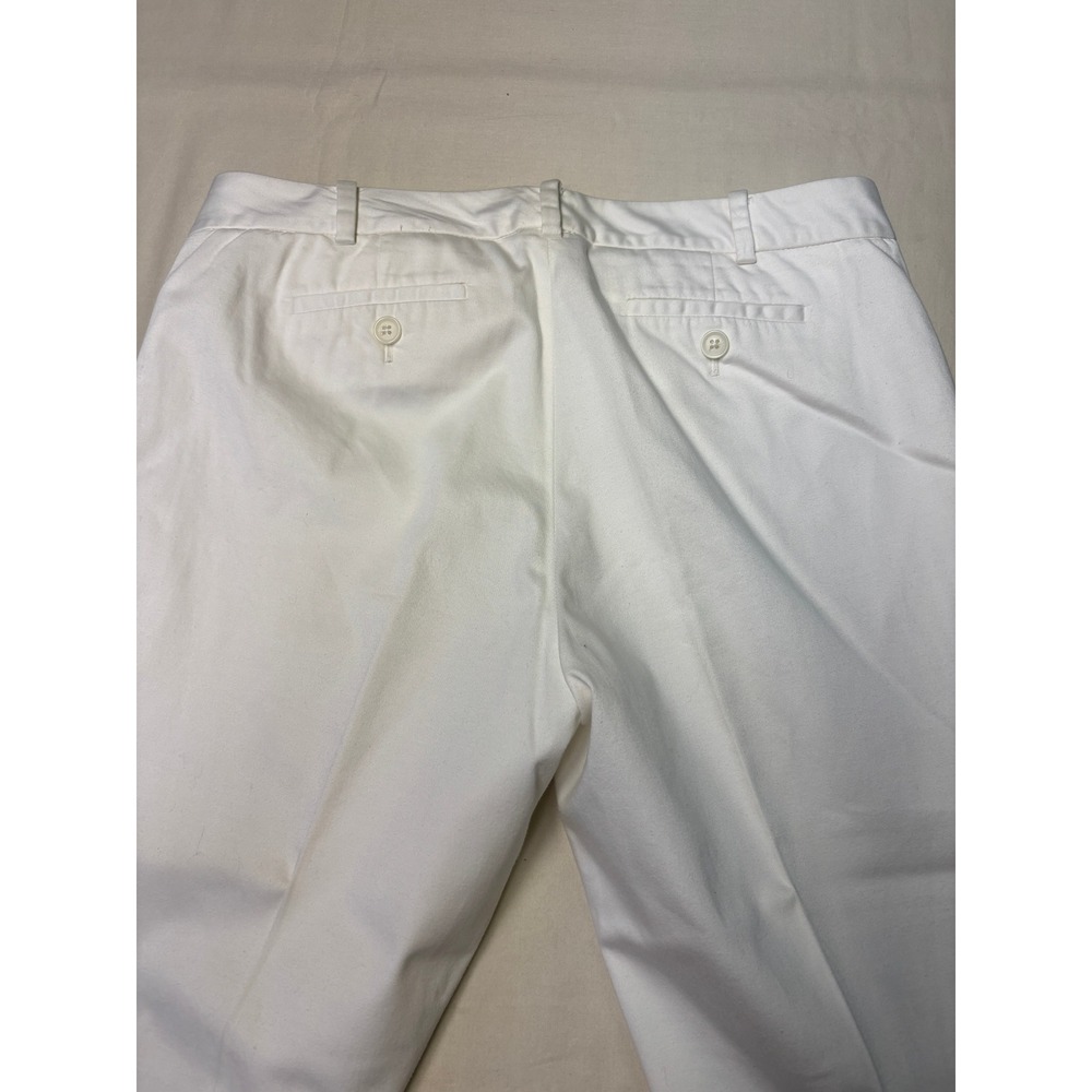 Brooks Brothers 346 Natalie Fit White Cotton Stretch Dress Pants Womens‎ 6 32X28 - Picture 8 of 13